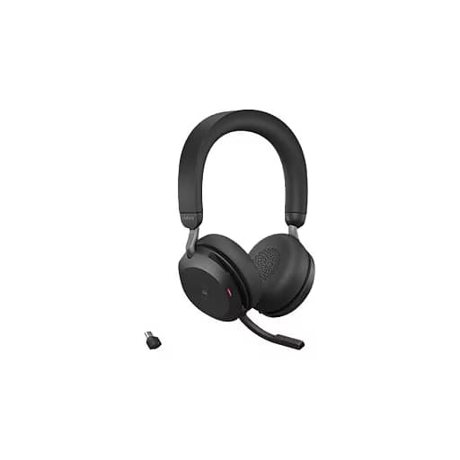 Jabra Evolve2 75 Bluetooth Stereo Headset with Charging Stand USB-C MS 27599-999-889