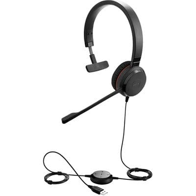Jabra Evolve 20 SE USB (Wired) Monaural Headset USB-C/A UC 4993-829-469