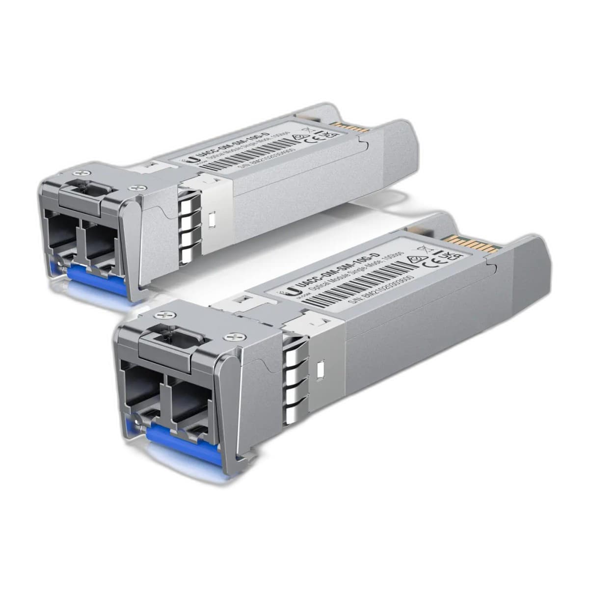 Ubiquiti Twin Pack of 10Gbps Single Mode Fiber Modules 1310nm 10km UACC-OM-SM-10G-D-2