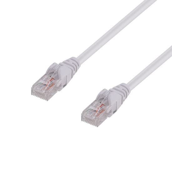 Dynamix DYNAMIX 3m Cat6 White  UTP Patch Lead (T568A Specification) 250MHz PLW-C6A-3