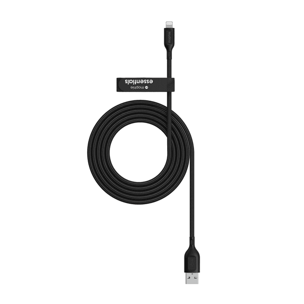 ZAGG ZAGG Mophie Essential USB-A-Lightning Cable Braided 2M - Black 409913188