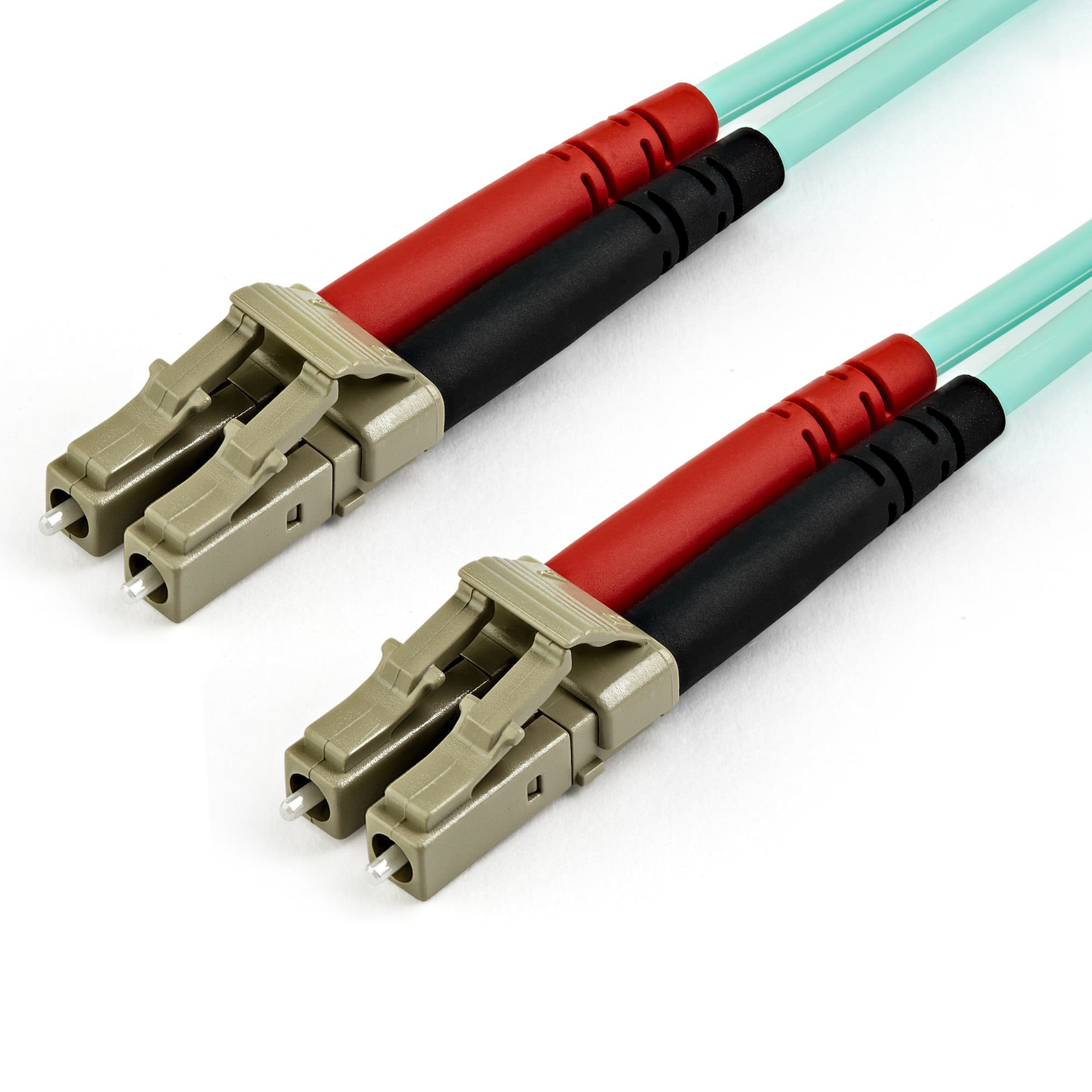 STARTECH STARTECH.COM 10M OM4 LC TO LC MULTIMODE DUPLEX FIBER OPTIC PATCH CABLE, LTW 450FBLCLC10