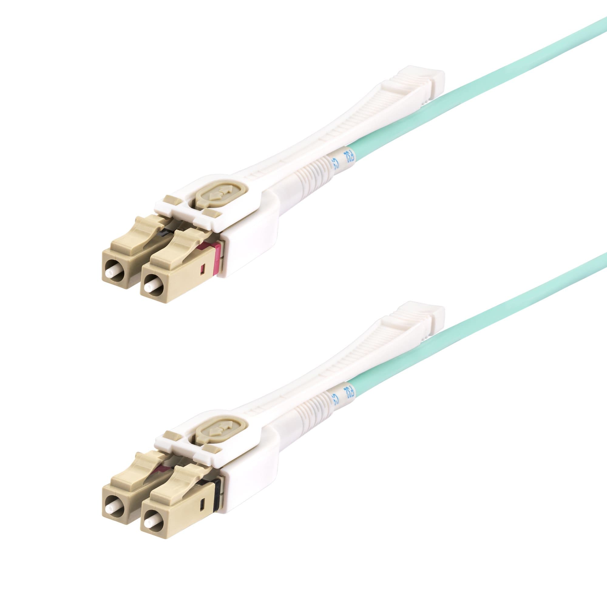 STARTECH STARTECH.COM 3M LC/LC-UPC OM4 MULTIMODE FIBER CABLE, PUSH PULL TABS, 50/125, 100G, LTW 450FBLCLC3PP