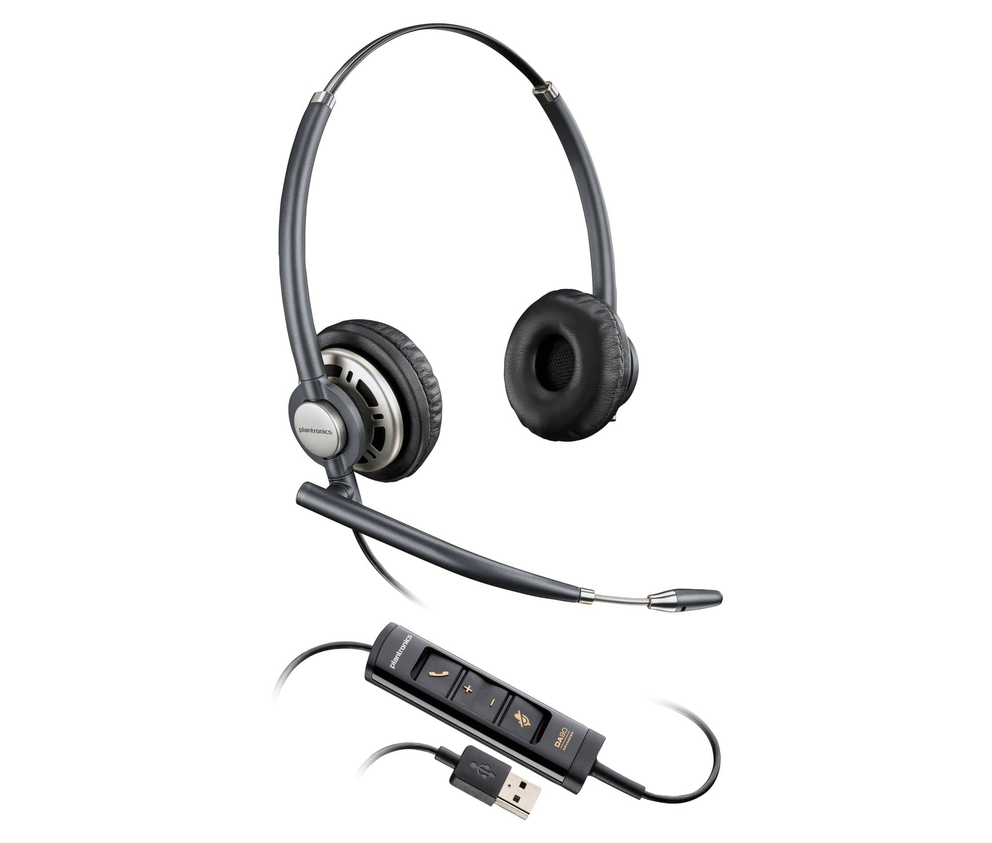 HP HP Poly EncorePro 725 USB-A Stereo Headset TAA 783M6AA