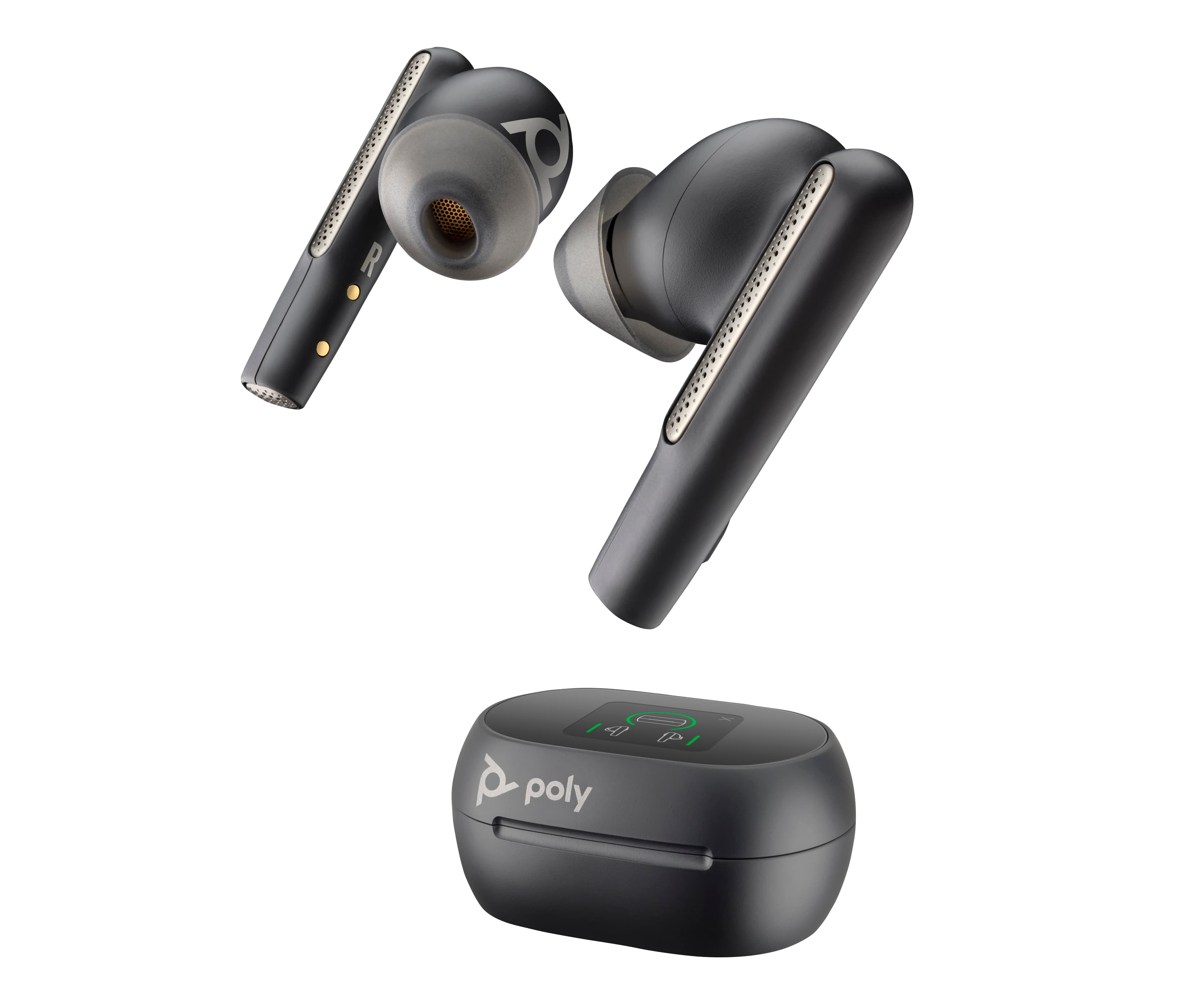 HP HP Poly Voyager Free 60+ UC M Carbon Black Earbuds + BT700 USB-C Adapter + TScreen Charge Cas 7Y8H0AA