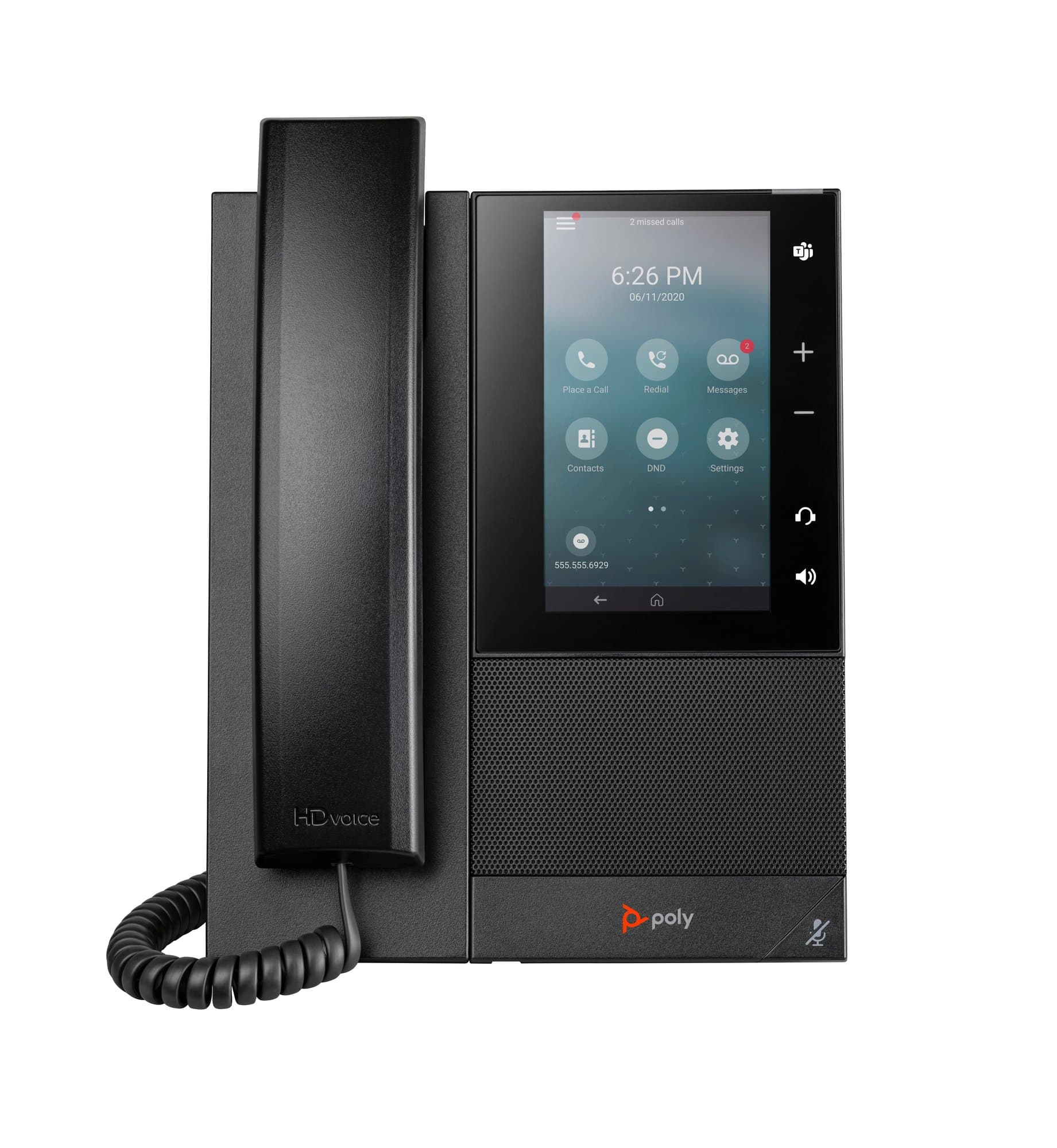 HP HP Poly CCX 505 Business Media Phone with Open SIP and PoE-enabled 82Z82AA