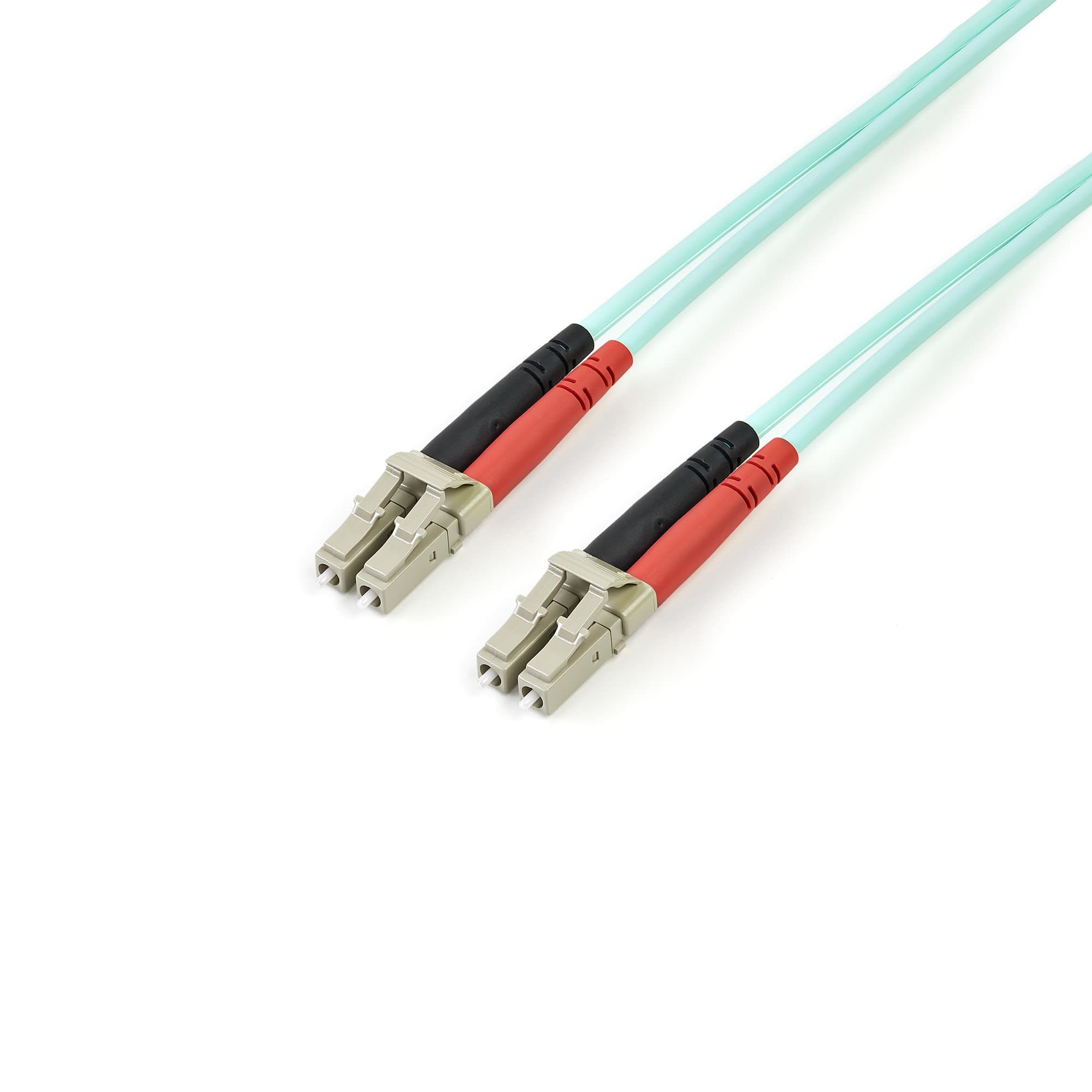 STARTECH STARTECH.COM 3M LC/UPC TO LC/UPC OM3 MULTIMODE FIBER OPTIC CABLE, LTW A50FBLCLC3