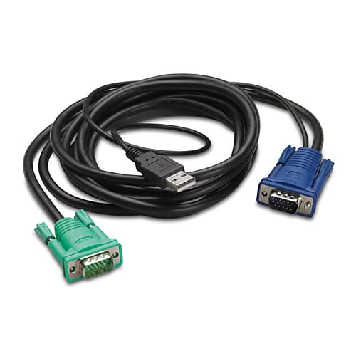 APC APC (AP5822) INTEGRATED LCD KVM USB CABLE - 12 FT (3M) AP5822