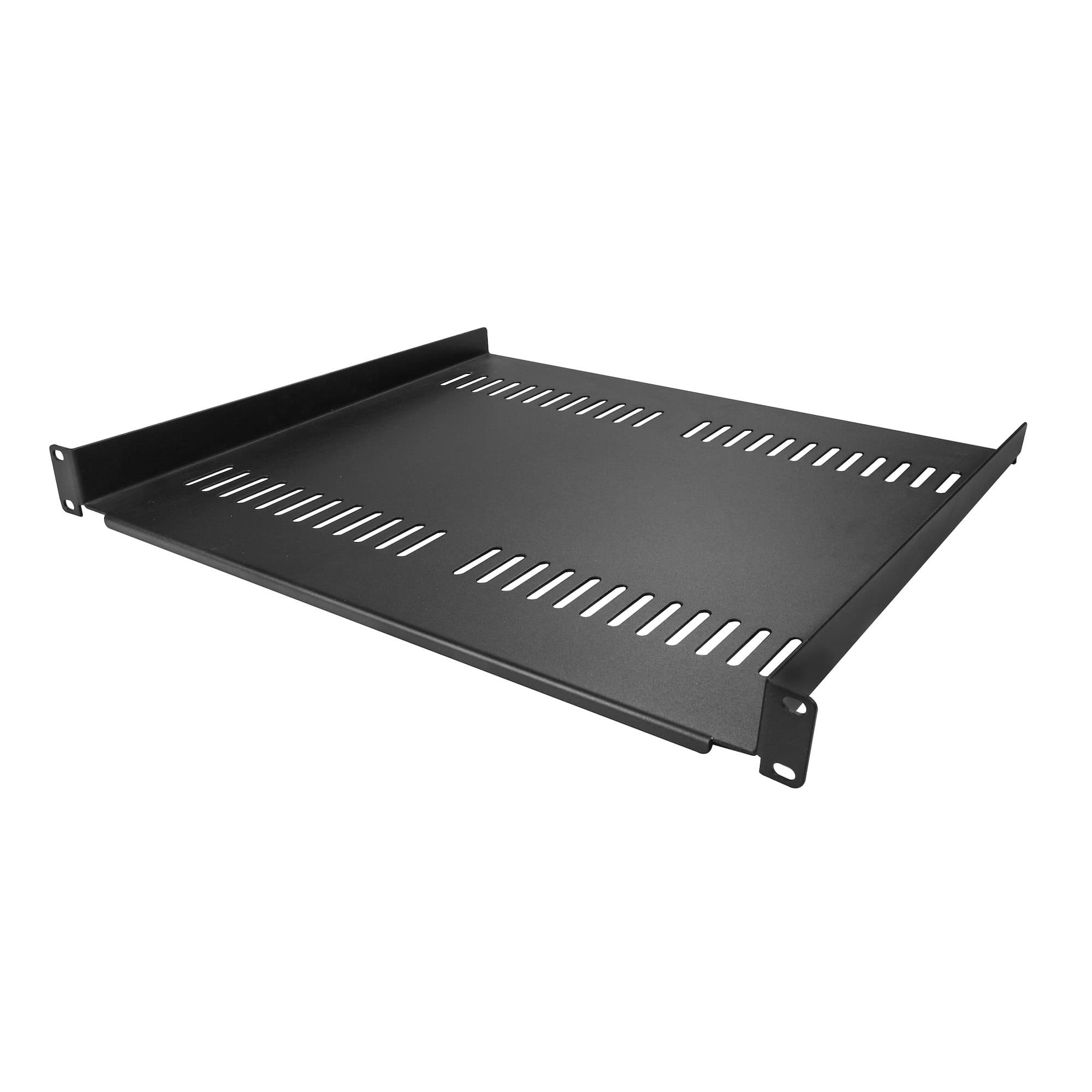 STARTECH STARTECH.COM 2-PACK 1U SERVER RACK SHELF, VENTED, 44LB/20KG CAPACITY, 16" DEEP, STEEL TRAY CABSHELF116V2PK