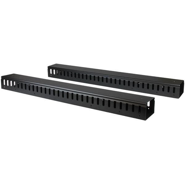 STARTECH STARTECH.COM VERTICAL CABLE ORGANIZER W/ FINGER DUCTS - 20U - 6 FT. 2 YR CMVER40UF