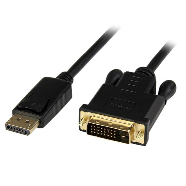 STARTECH STARTECH.COM 1.8M DISPLAYPORT TO DVI CABLE - ACTIVE DP 1.2 TO DVI-D ADAPTER 3 YR DP2DVIMM6BS