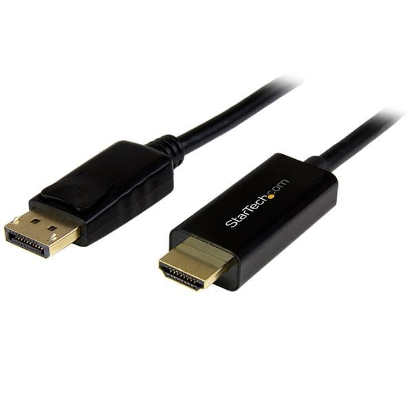 STARTECH STARTECH.COM 3M(10FT) DISPLAYPORT TO HDMI CABLE - 4K DP 1.2 TO HDMI ADAPTER 3 YR DP2HDMM3MB