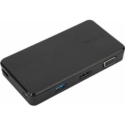 TARGUS TARGUS USB 3.0 & USB-C DUAL TRAVEL DOCK DSU100US