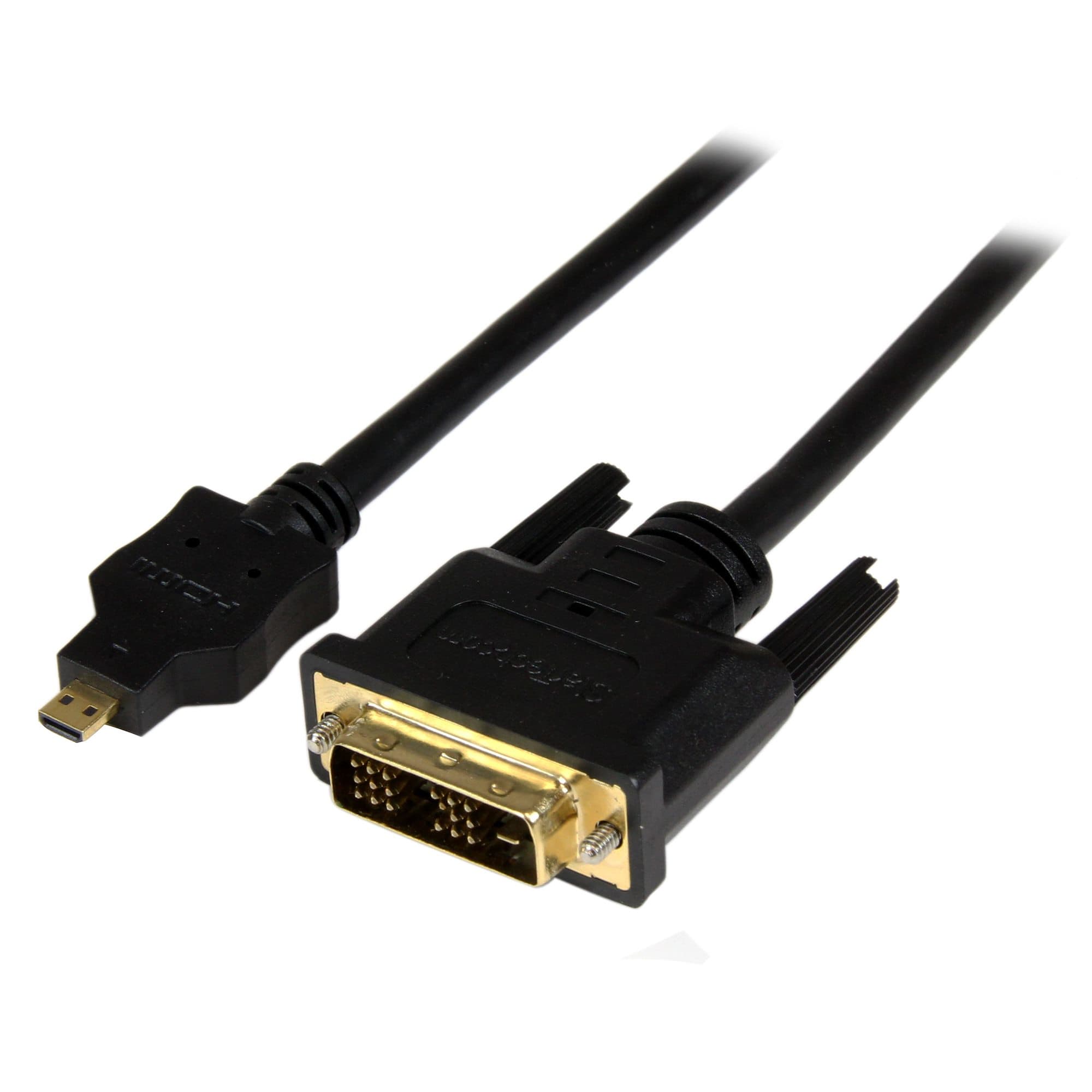 STARTECH STARTECH.COM 1M (3FT) MICRO HDMI TO DVI CABLE ADAPTER - MICRO HDMI TO DVI-D LTW HDDDVIMM1M