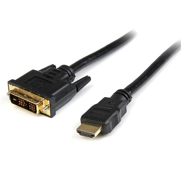 STARTECH STARTECH.COM 0.5 M HDMI TO DVI-D ADAPTER CABLE - HDMI TO DVI CABLE - BLACK LTW HDDVIMM50CM