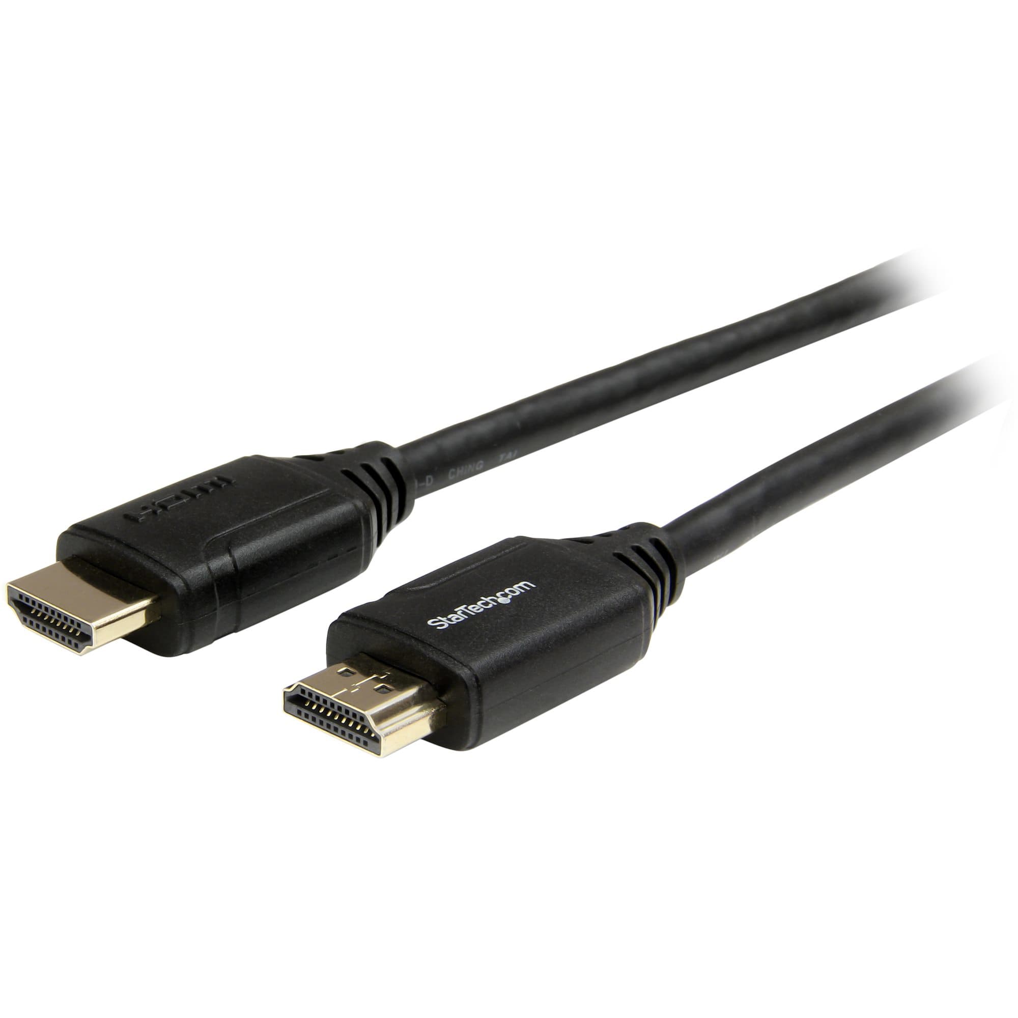 STARTECH STARTECH.COM 2M 6FT CERTIFIED PREMIUM HIGH SPEED HDMI 2.0 CABLE 4K 60HZ HDR LTW HDMM2MP