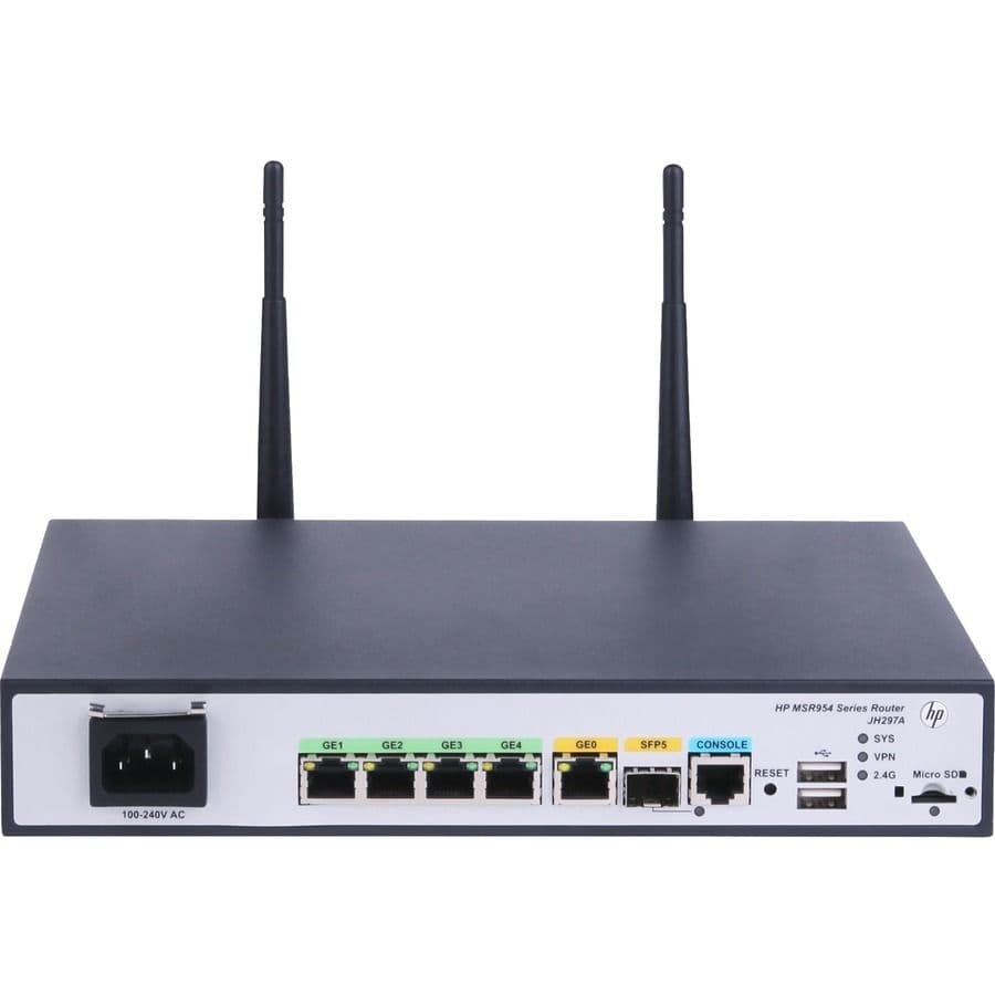 HPE HPE MSR954-W 1GbE SFP (WW) Router JH297A