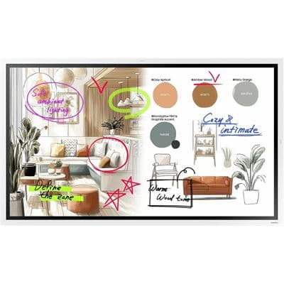 SAMSUNG SAMSUNG FLIP PRO INTERACTIVE DISPLAY, 55" UHD, 350NITS, HDMI(2), LAN/WIFI, SPKR, 3YR LH55WMFWBGCXXY