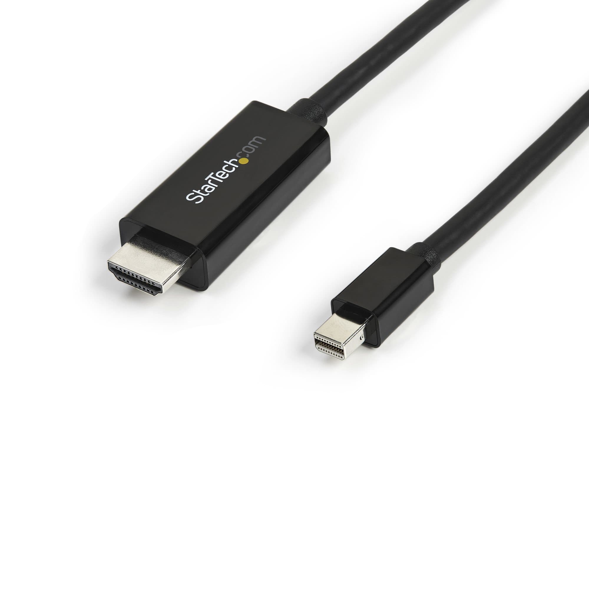 STARTECH STARTECH.COM 3M 10FT MINI DISPLAYPORT TO HDMI CABLE, 4K MDP TO HDMI ADAPTER 3 YR MDP2HDMM3MB