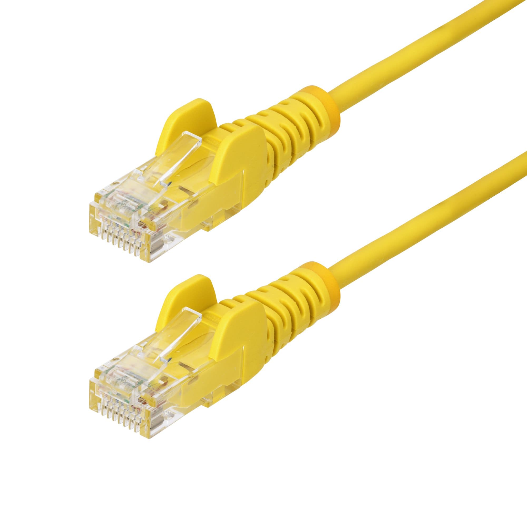 STARTECH STARTECH.COM 1.5M YELLOW SLIM CAT6 ETHERNET CABLE, SNAGLESS, 28AWG, LSZH, LTW N6PAT150CMYLS