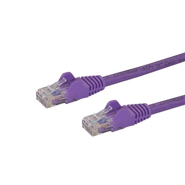 STARTECH STARTECH.COM CAT6 ETHERNET CABLE 1M PURPLE 650MHZ 100W SNAGLESS PATCH CORD LTW N6PATC1MPL
