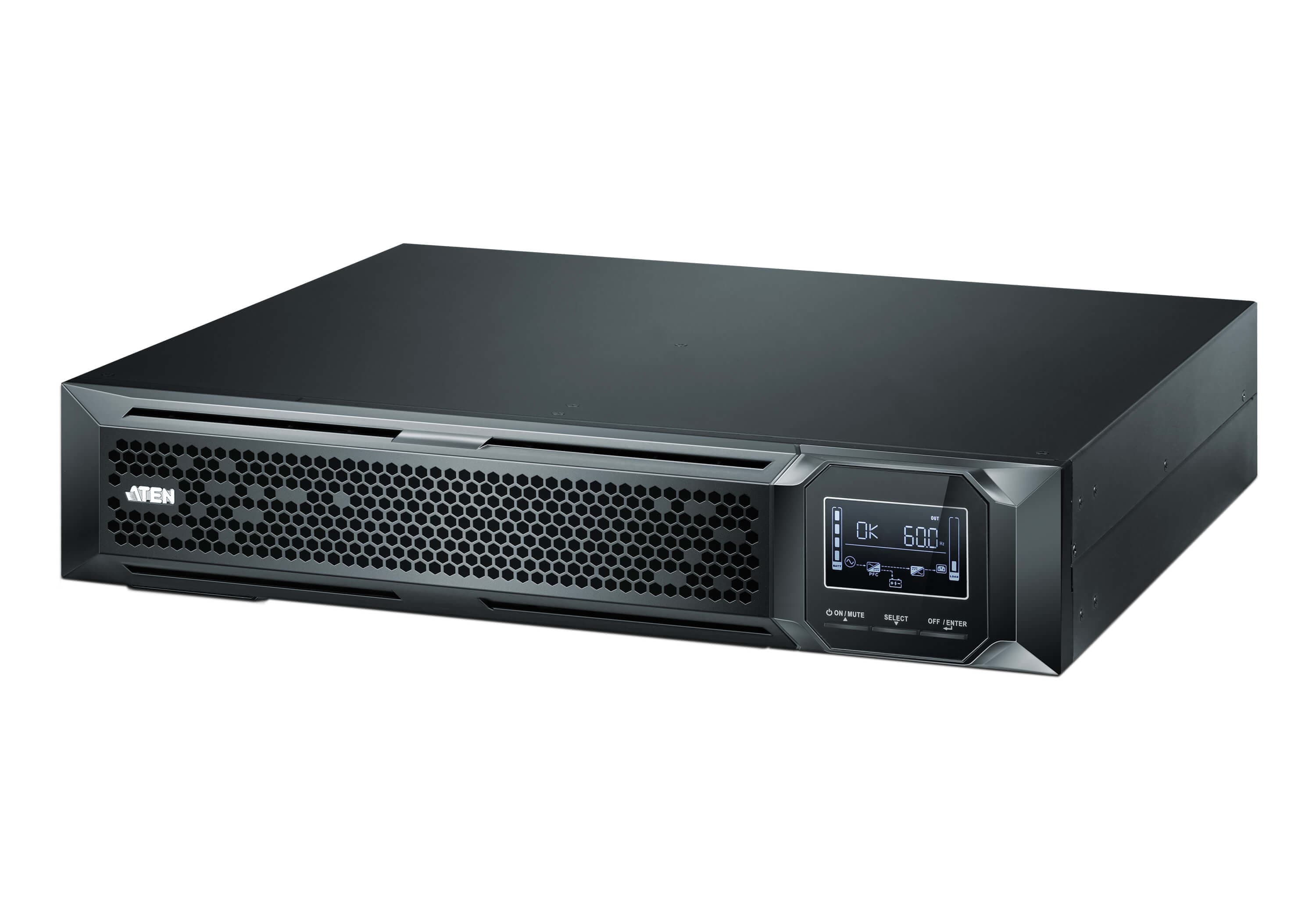 ATEN ATEN 2000VA/2000W PROFESSIONAL ONLINE UPS WITH USB/DB9 CONNECTION OL2000HV-AT-G
