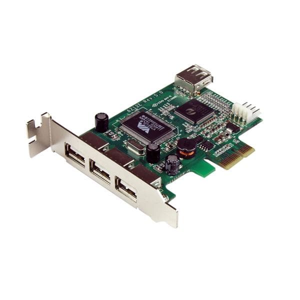 STARTECH STARTECH.COM 4 PORT USB 2.0 PCIE CARD - LOW PROFILE 2 YR PEXUSB4DP