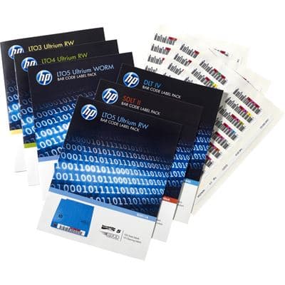 HPE HPE LTO-6 Ultrium RW Bar Code Label Pack Q2013A