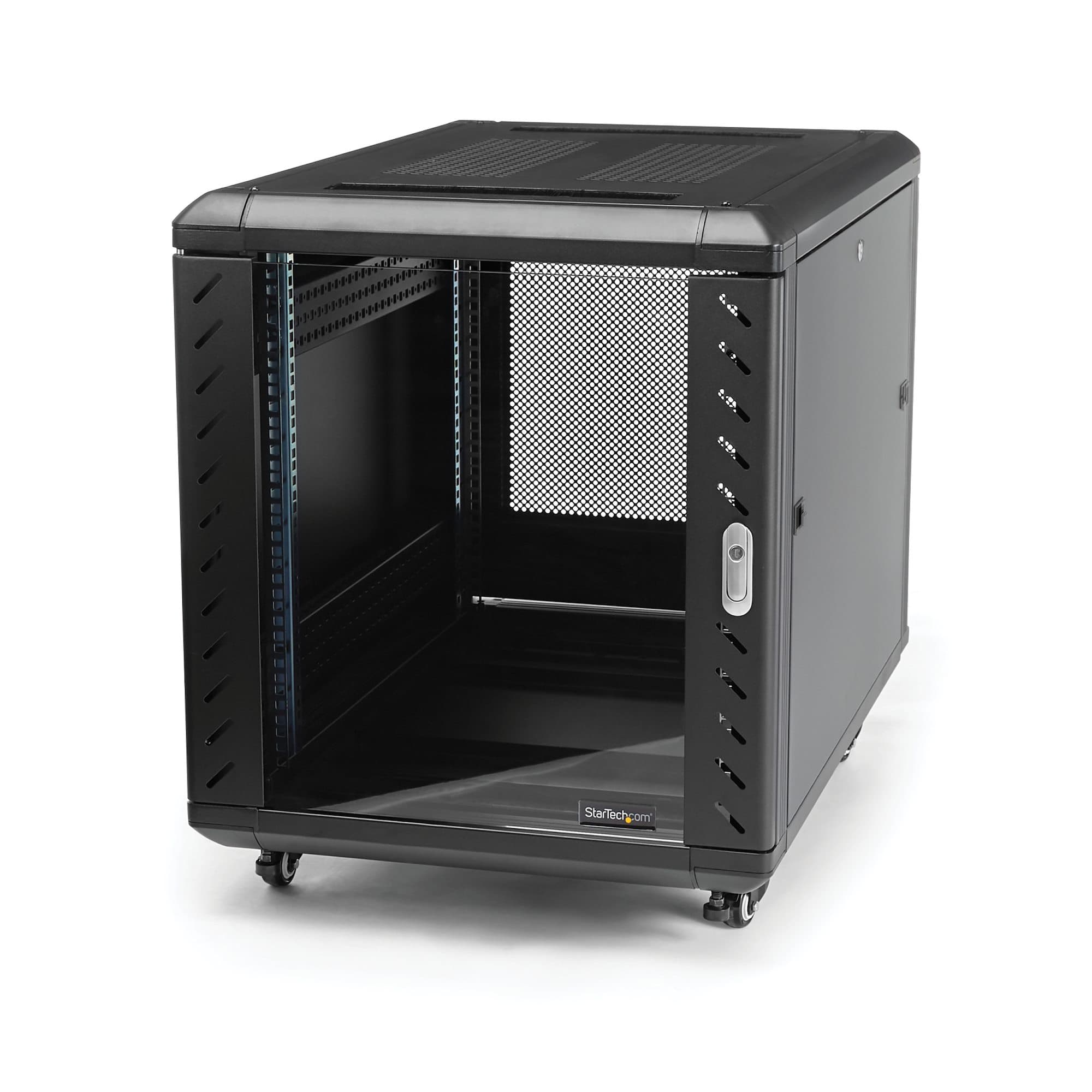 STARTECH STARTECH.COM 12U 36IN KNOCK-DOWN SERVER RACK CABINET WITH CASTERS LTW RK1236BKF