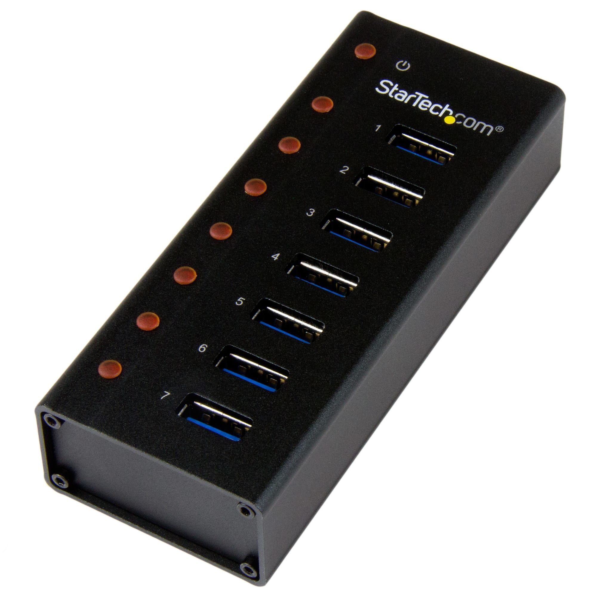 STARTECH STARTECH.COM 7 PORT USB 3.0 HUB - 7XUSB-A - MOUNTABLE, METAL - SELF POWERED 2 YR ST7300U3M