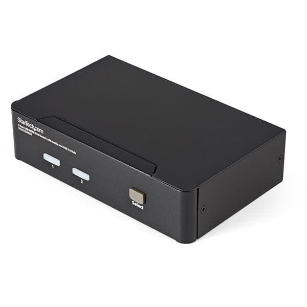 STARTECH STARTECH.COM 2 PORT USB HDMI KVM SWITCH WITH AUDIO & USB 2.0 HUB, 1920X1200 3 YR SV231HDMIUA