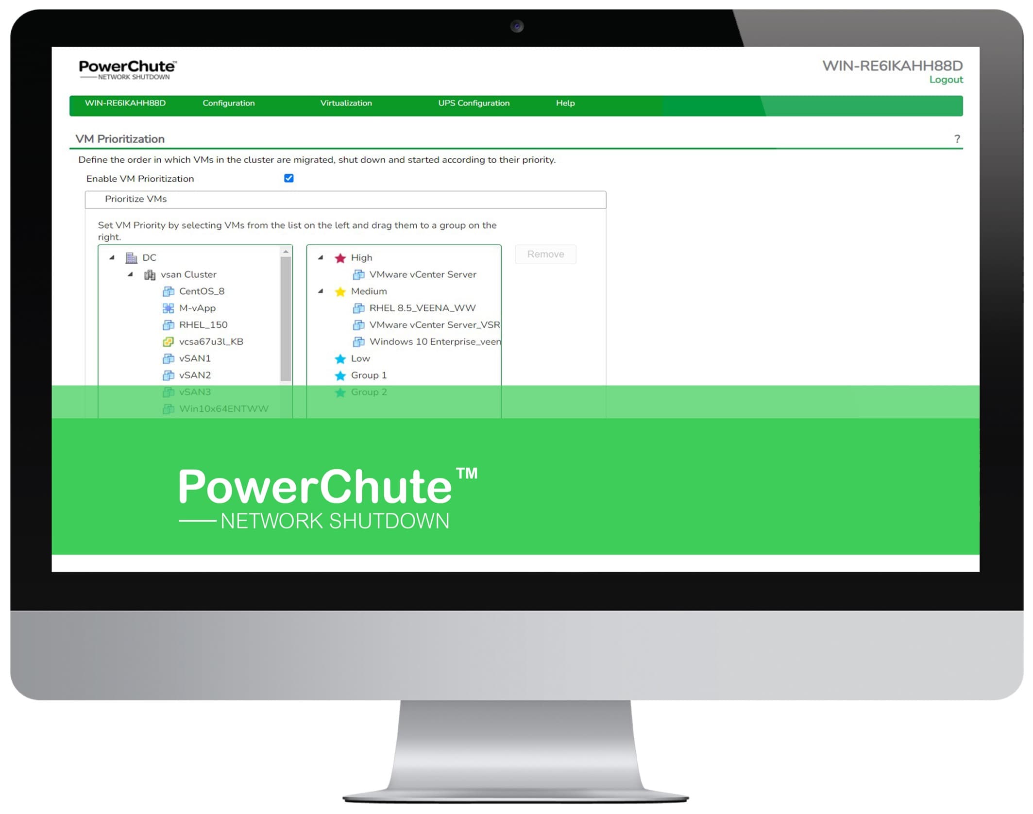 APC APC POWERCHUTE NETWORK SHUTDOWN LICENSE FOR VIRTUALIZATION AND HCI, 3-YEAR SWPCNS3Y-DIGI