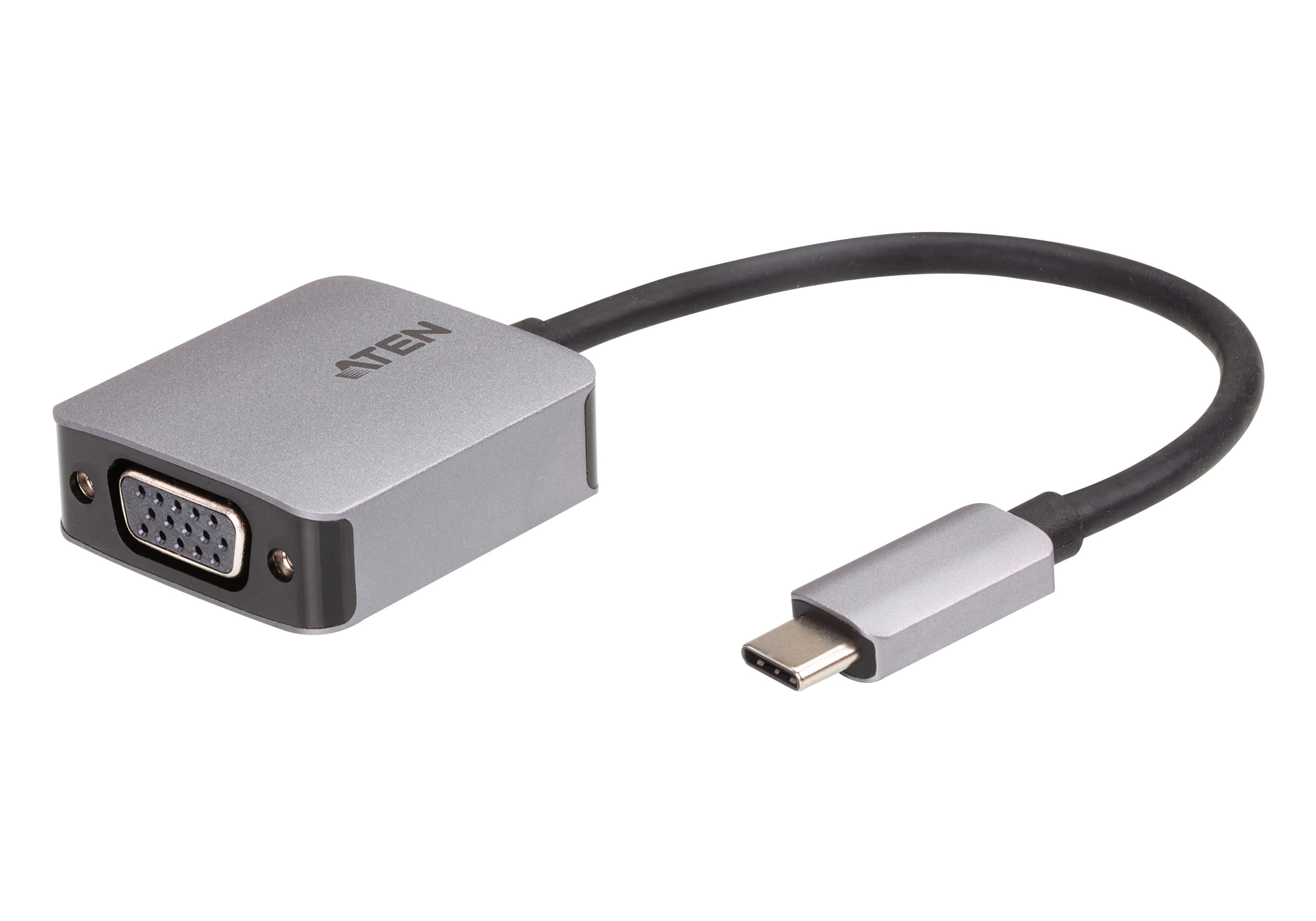 ATEN ATEN USB-C TO VGA ADAPTER, ALUMINIUM HOUSING UC3002A-AT