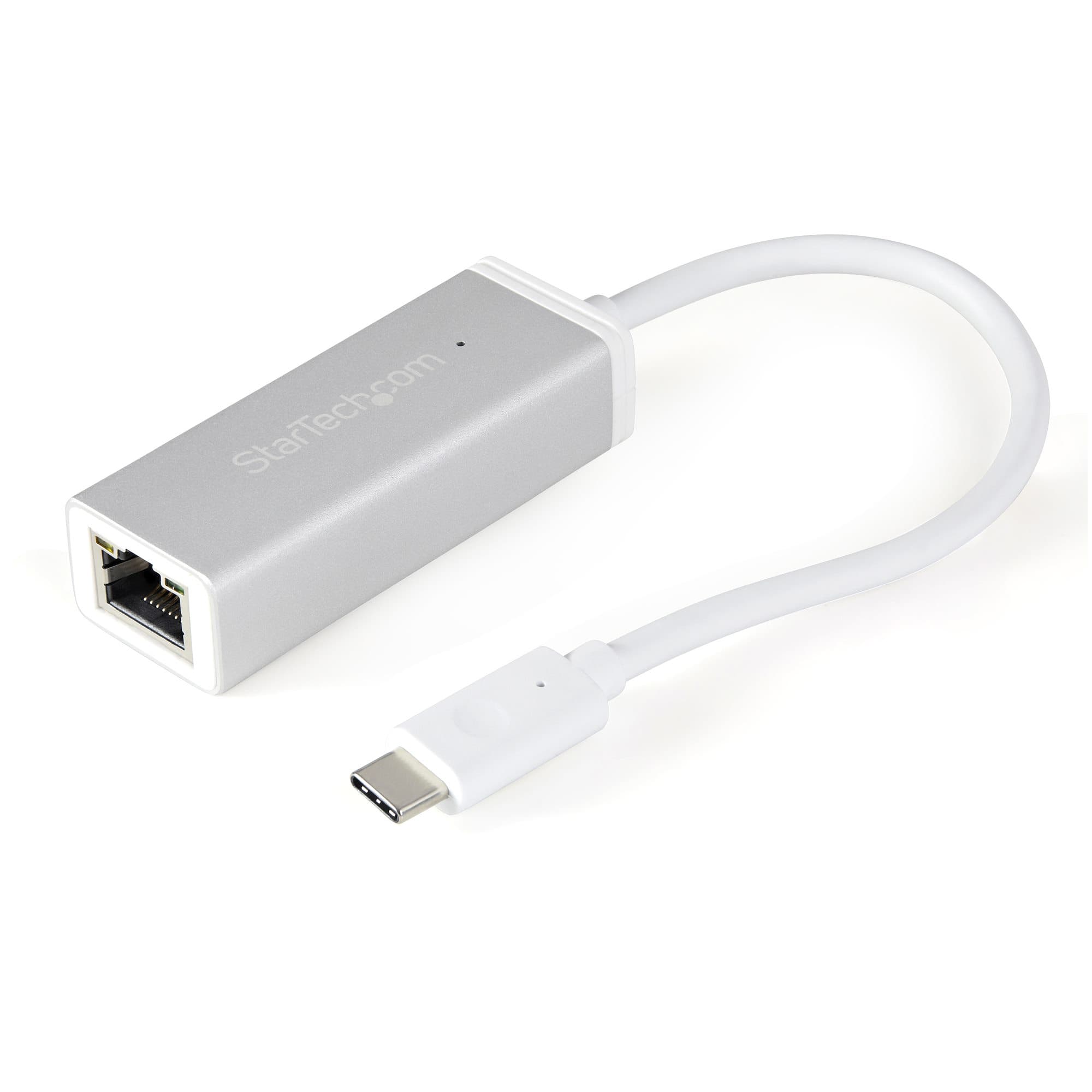 STARTECH STARTECH.COM USB C TO GIGABIT ETHERNET ADAPTER USB 3.0 NETWORK NIC ALUMINUM 2 YR US1GC30A