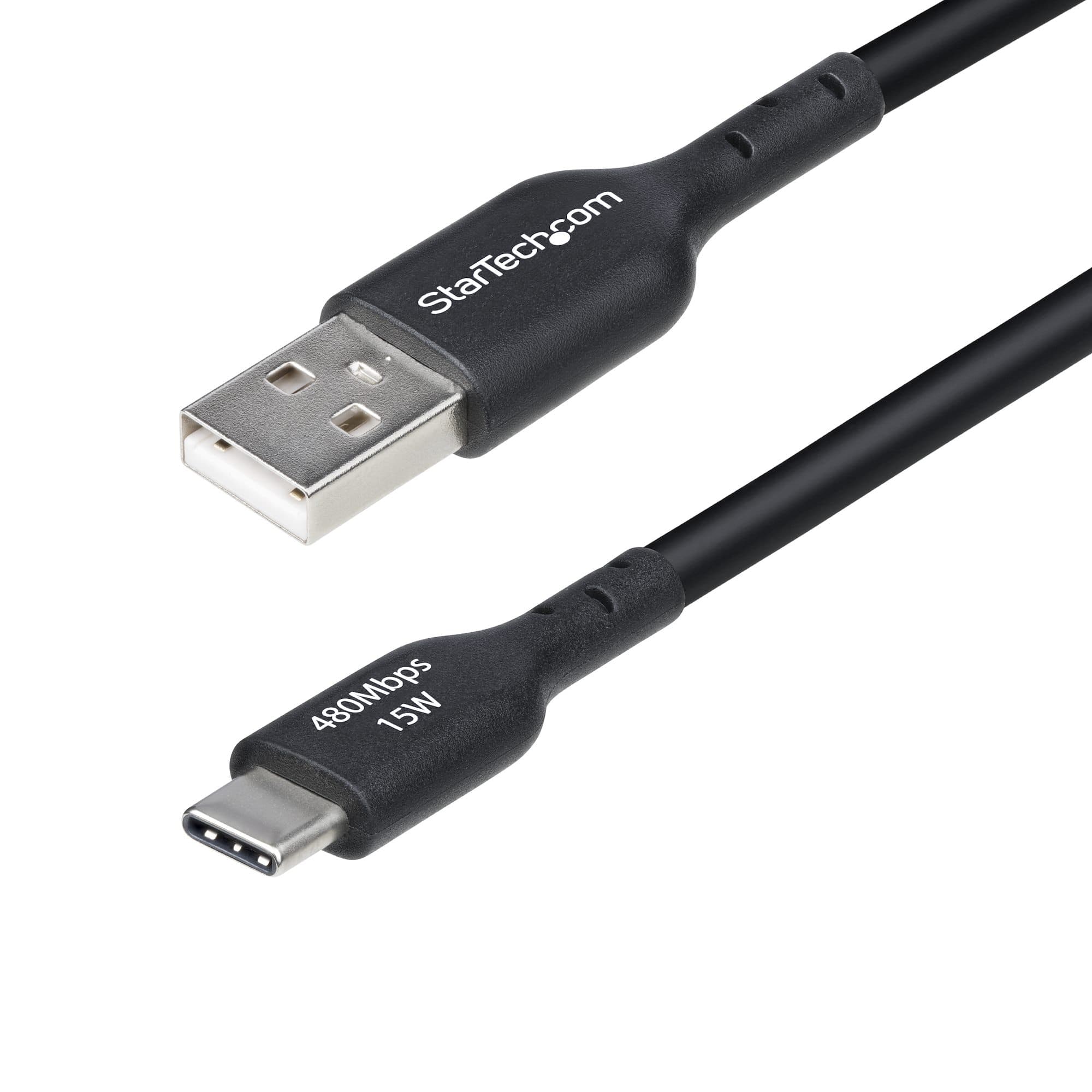 STARTECH STARTECH.COM 4M (13FT) USB-A TO USB-C CHARGING CABLE, CHARGER CORD, M/M, LTW USB2AC4MBKE