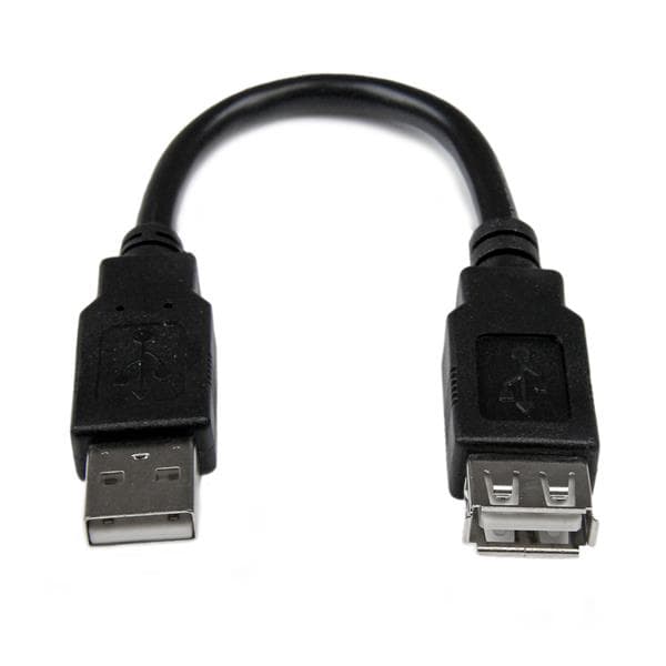 STARTECH STARTECH.COM 6IN USB 2.0 EXTENSION ADAPTER CABLE A TO A - M/F LTW USBEXTAA6IN