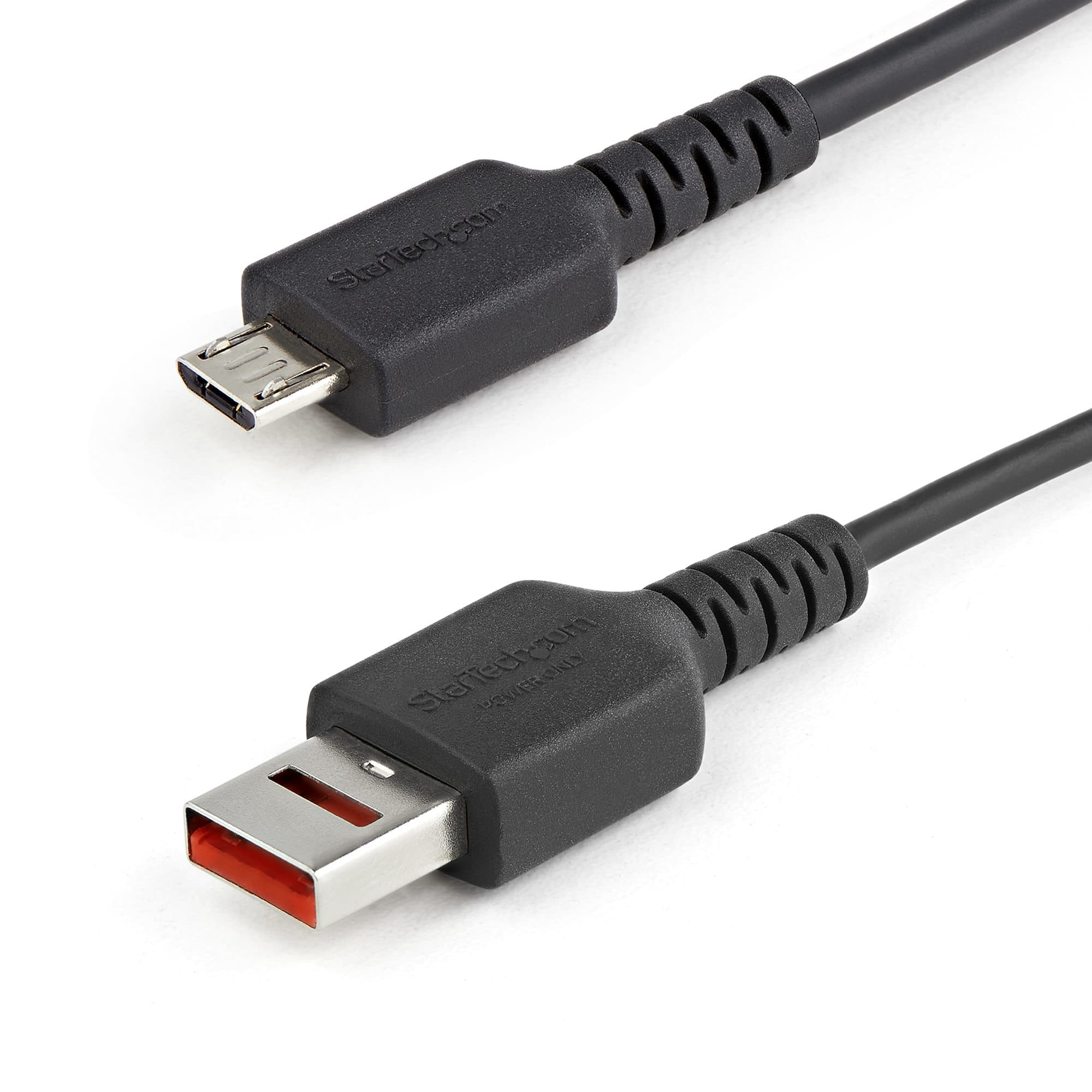 STARTECH STARTECH.COM 3FT SECURE CHARGING CABLE - USB-A TO MICRO USB (NO DATA, ONLY POWER) USBSCHAU1M