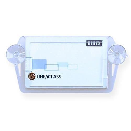HID HID CARD HOLDER PACK, WINDSHIELD MOUNT, CLEAR, PACK OF 10 CARD HOLDERS WSHLDMT-CLR