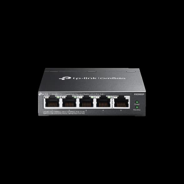 Omada Omada ES205GP SDN 5-Port Gigabit PoE Switch with 4-Port PoE+ ES205GP