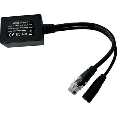 PoE World PoE World GPOE-24v10w PoE Inline Converter for 12 - 30V Solar in to 24V Passive PoE Out GPOE-24V10W