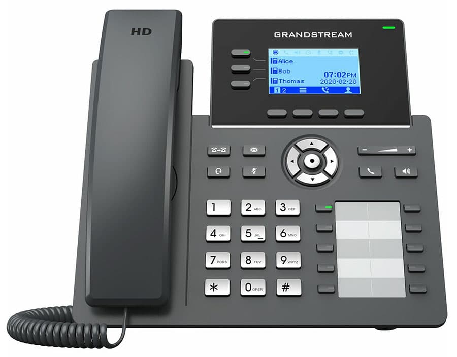 Grandstream Networks Grandstream GRP2604P 3 Lines 3 SIP Account IP Phone with PoE GRP2604P