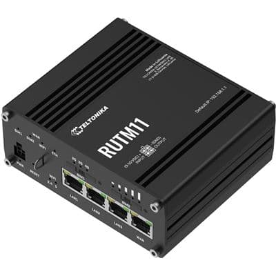 Teltonika Teltonika RUTM11 4G LTE Cat 6 Cellular Wi-Fi Router with Dual SIM and GNSS RUTM11