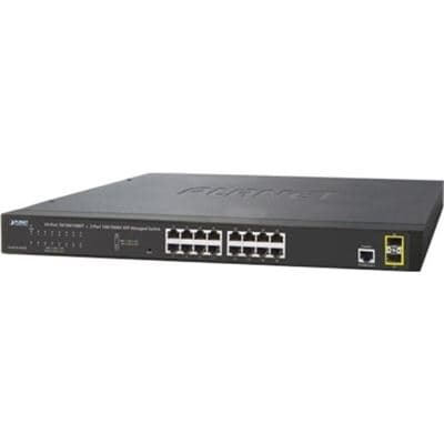 Planet Planet GS-4210-16T2S, IPv4/IPv6, 16-Port 10/100/1000Base-T + 2-Port 100/1000MBPS SFP L2/L4 SNMP Manageable Gigabit Ethernet Switch NS009