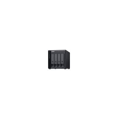 QNAP QNAP TL-D400S 4-bay desktop SATA JBOD expansion unit with a QXP-400eS-A1164 PCIe SATA host card and 1 SFF-8088 to SFF-8088 SAS/SATA 6Gb/s external cables. TL-D400S