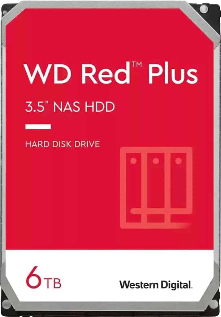 WD WD Red Plus 3.5" NAS HDD 6TB WD60EFPX