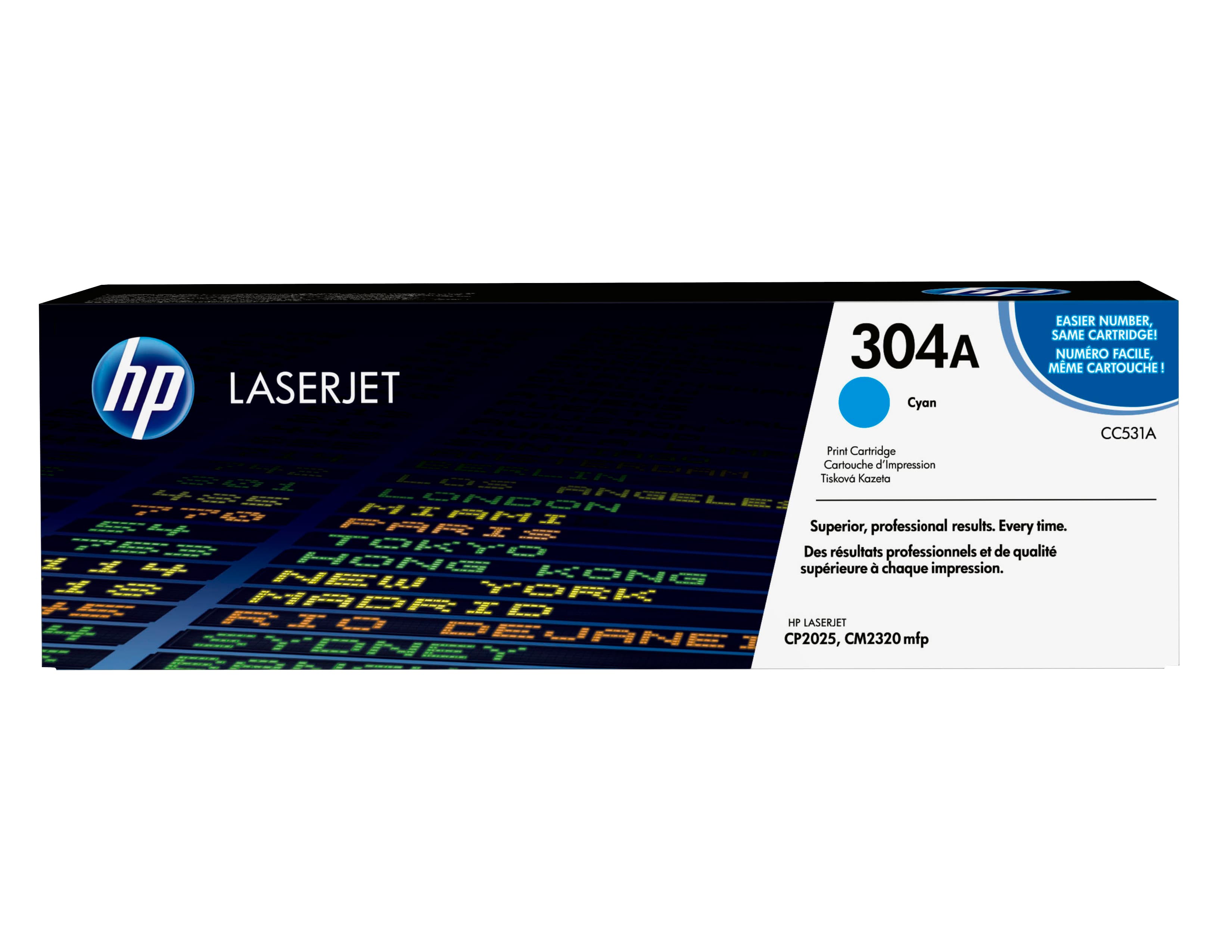 HP HP 304A CYAN LJ TONER CART CC531A 1005181
