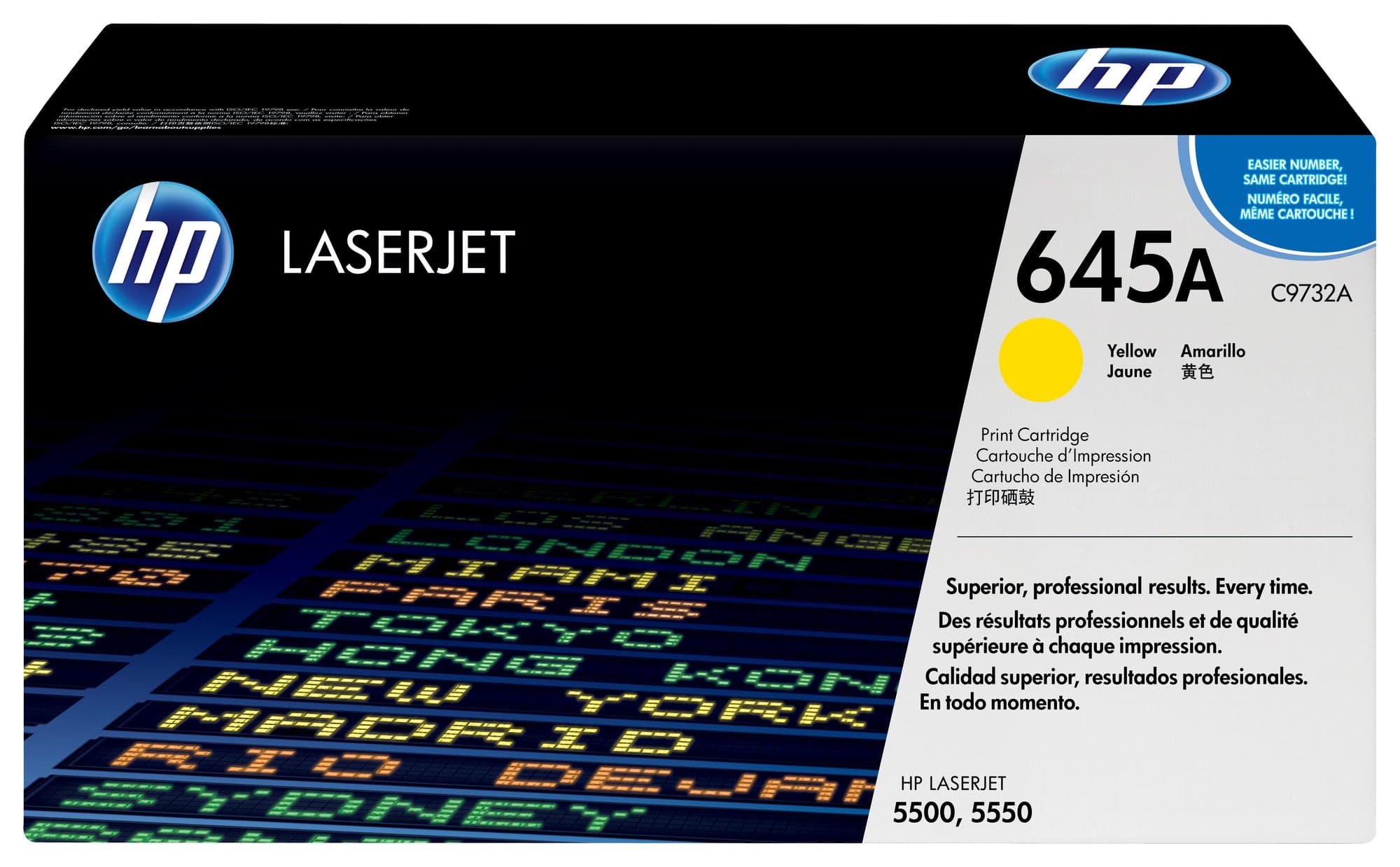 HP HP 645A YELLOW LJ TONER CART C9732A 1036018