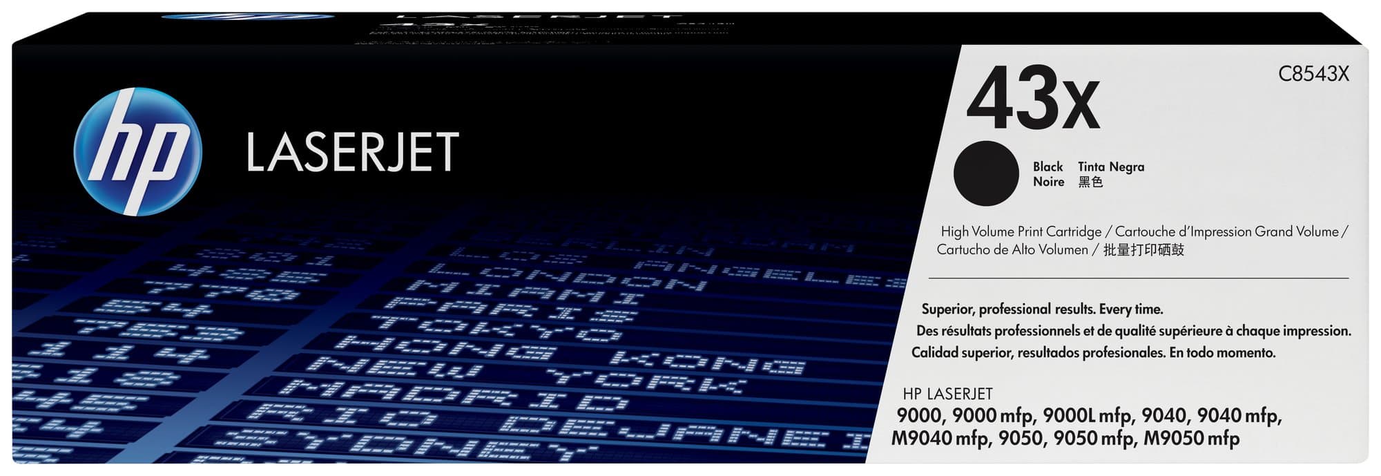 HP HP 43X BLACK HY LJ TONER CART C8543X 1036370