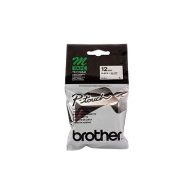 BROTHER BROTHER 12MM BLK ON SLVR TAPE for PT65 PT85 PT10 1052065