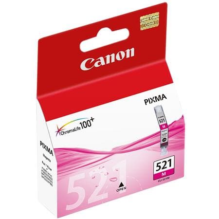 CANON CANON CLI521M MAGENTA INK CARTRIDGE 1081182